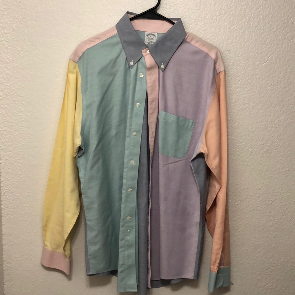 Brooks Brothers Colorblock Dress Shirt